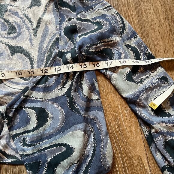 Indah India Blouse in Imagine Blue Small Medium - Picture 7 of 11